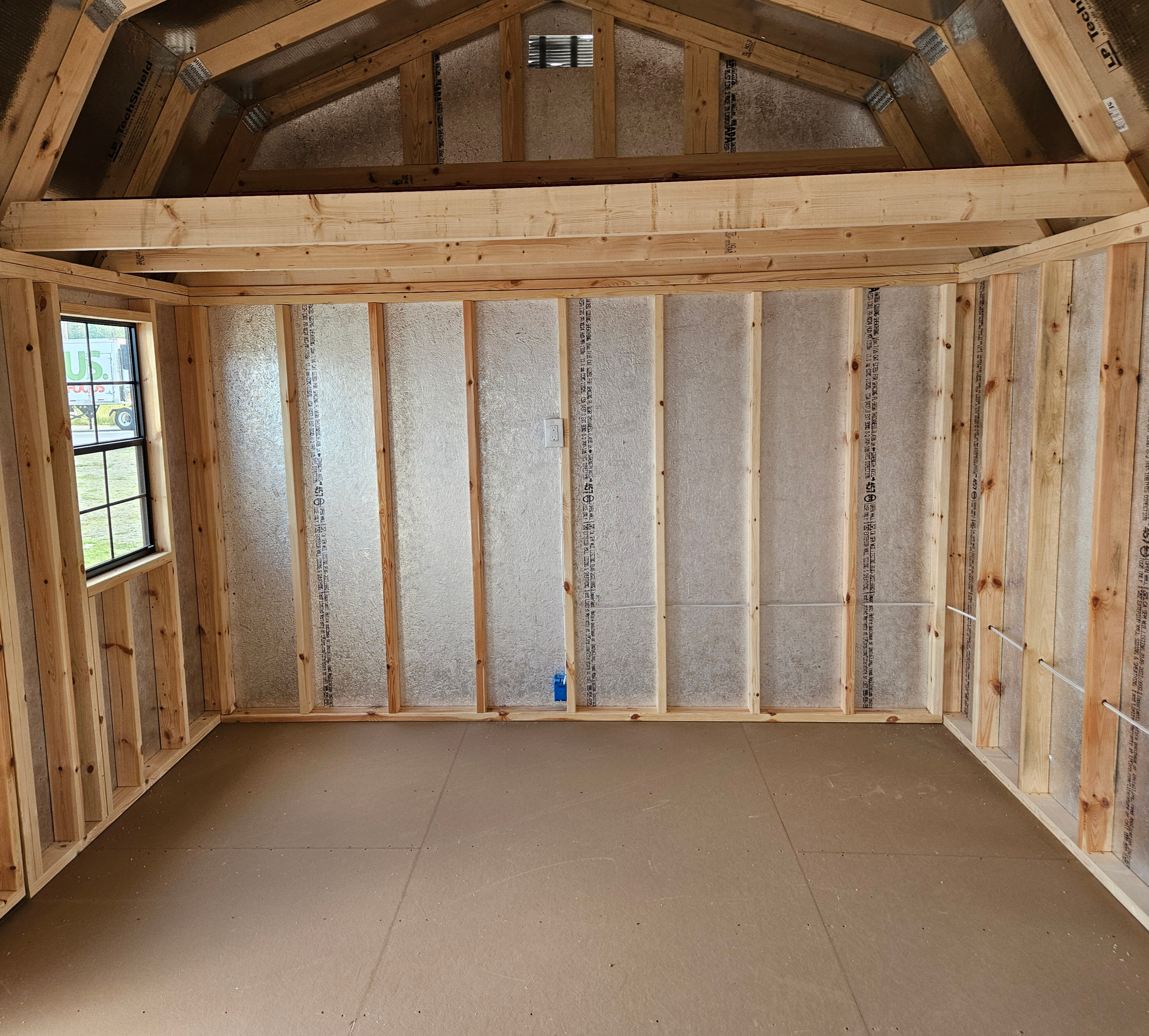Thumbnail 3 for 12 x 16 Lofted Barn (Low Wall)