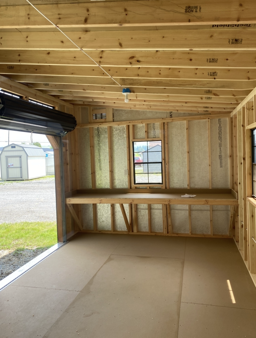 Thumbnail 3 for 12 x 20 Single Slope Modern Shed Garage (High Wall)
