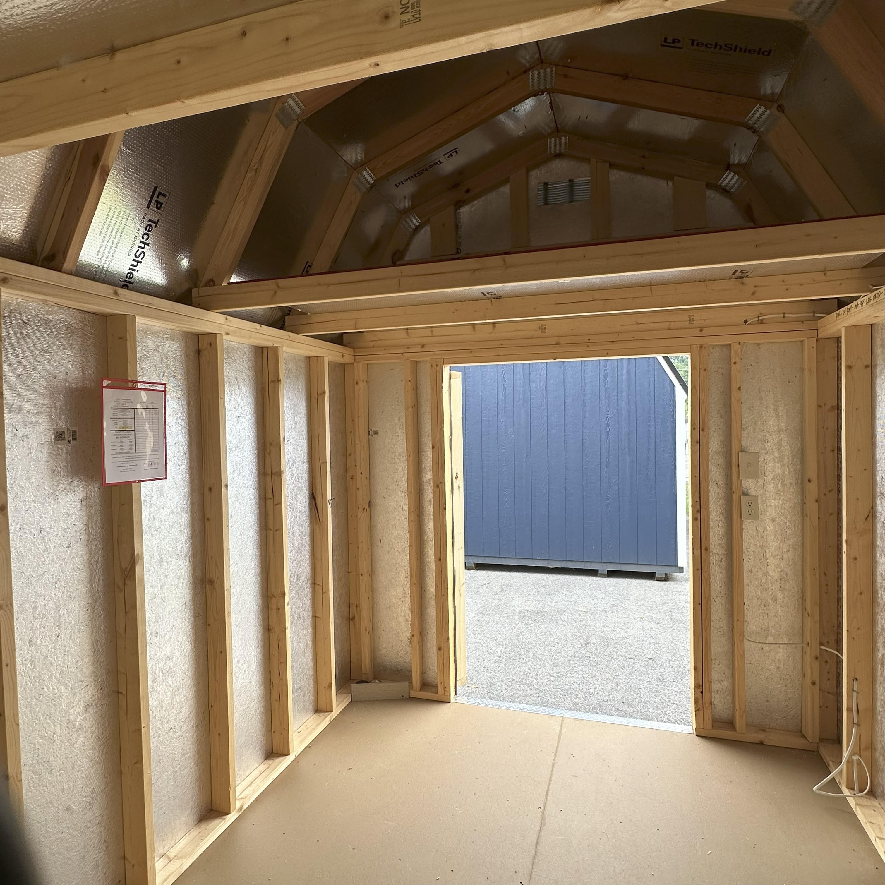 Thumbnail 4 for 8 x 12 Lofted Barn (Low Wall) Shed