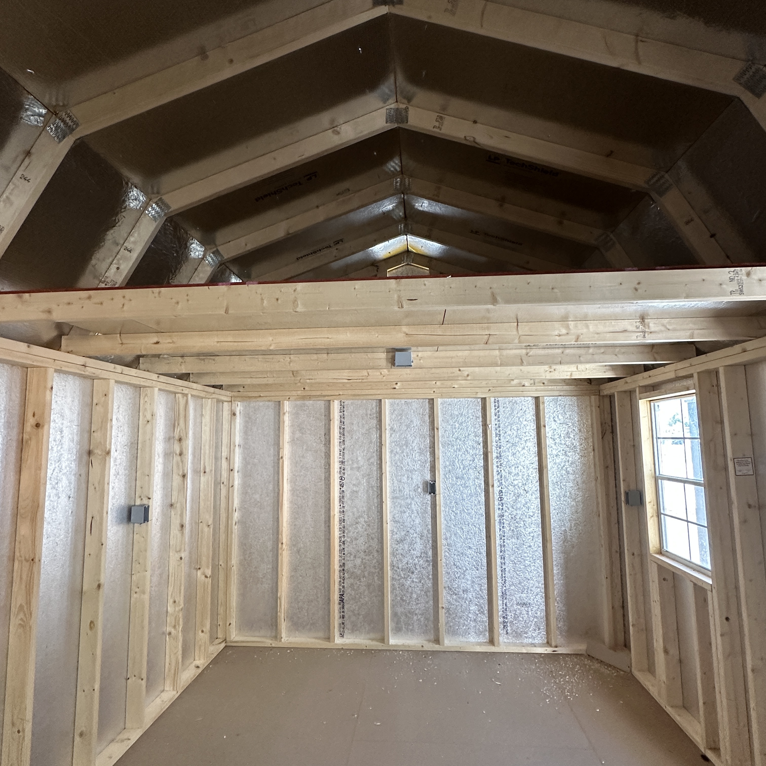 Thumbnail 4 for 10 x 20 Lofted Barn (Low Wall)