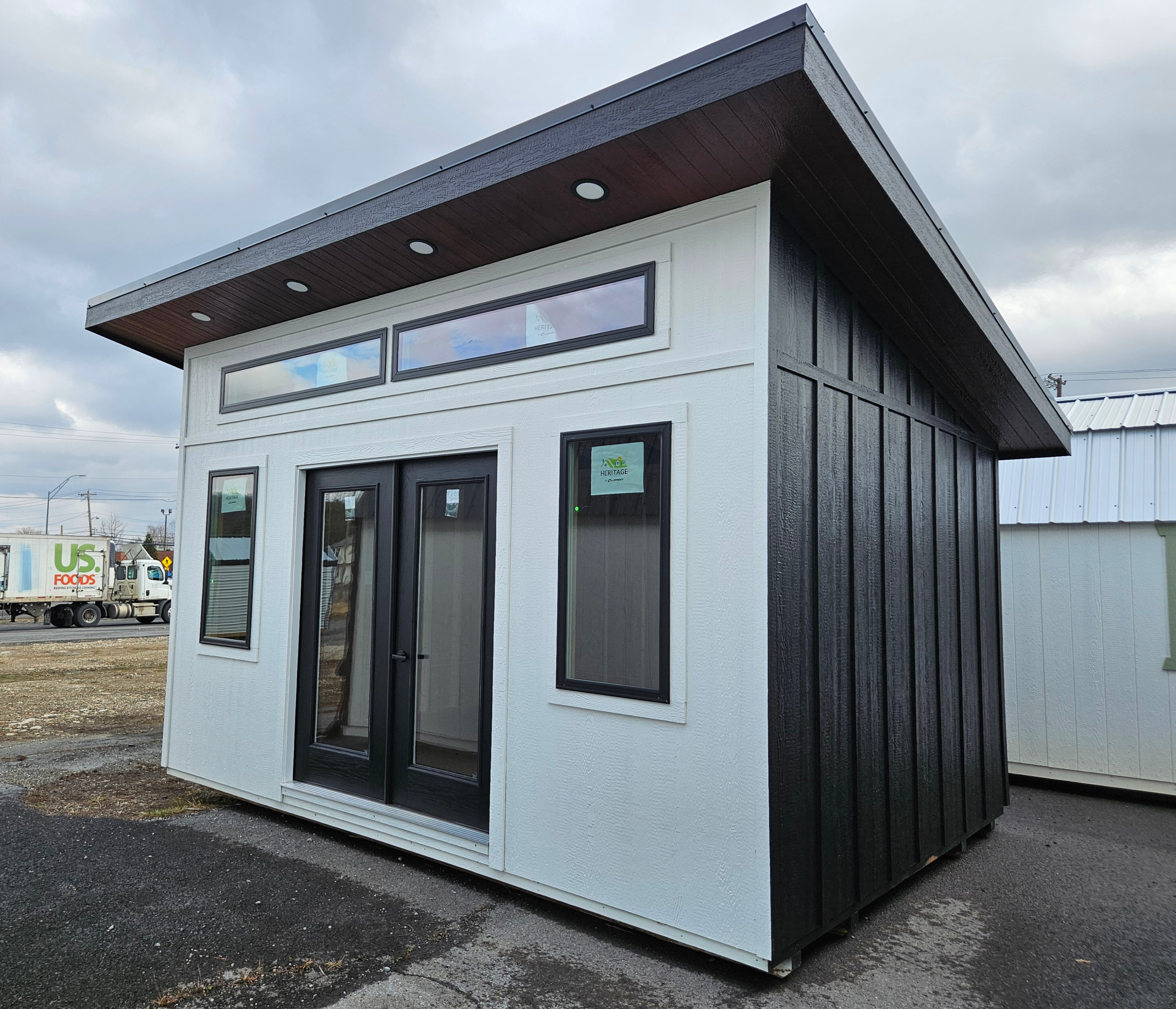 Image of 12 x 16 Modern Studio Shed (High Wall)