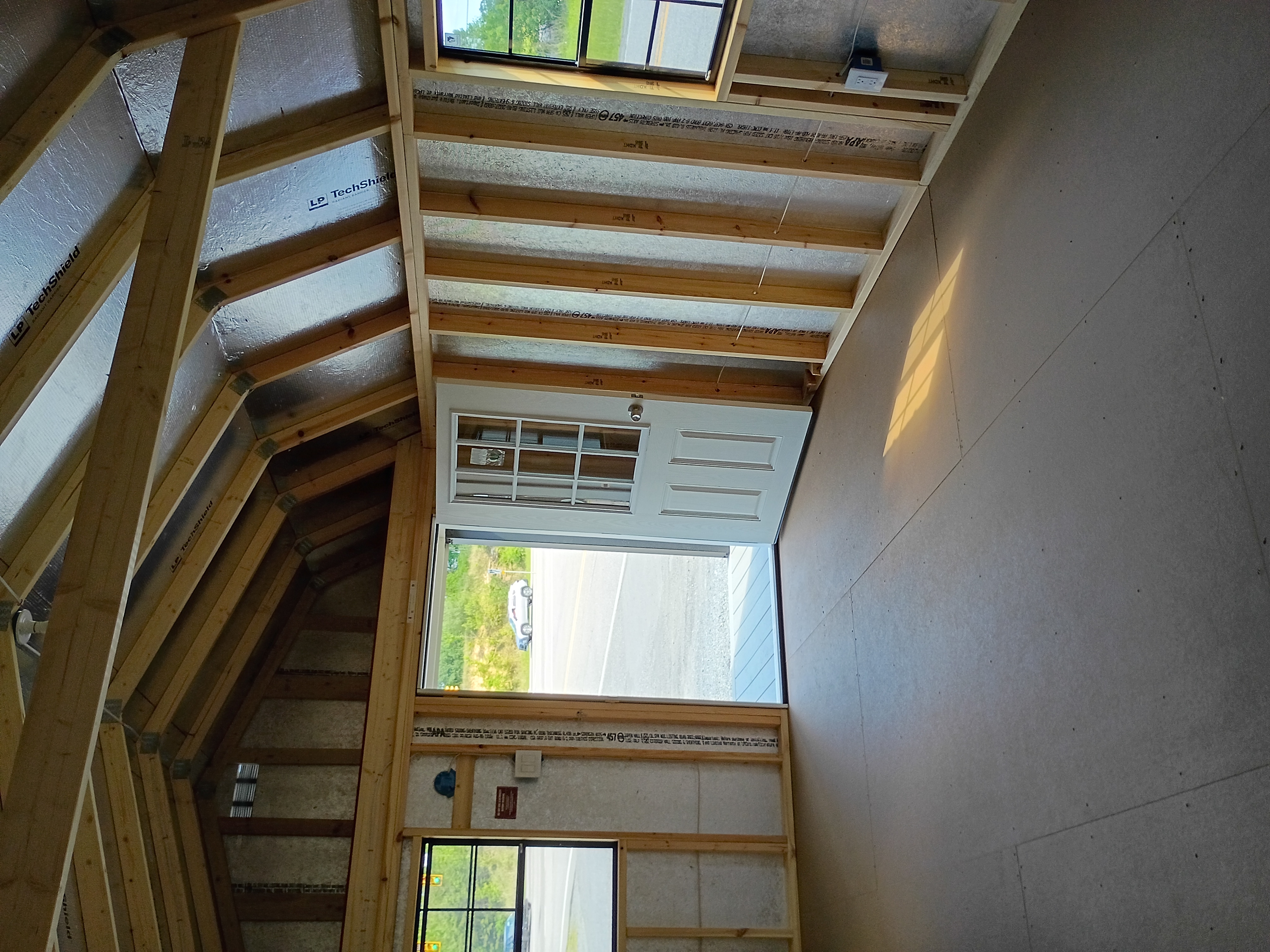 Thumbnail 3 for 12 x 24 Lofted Barn End Porch (Low Wall)