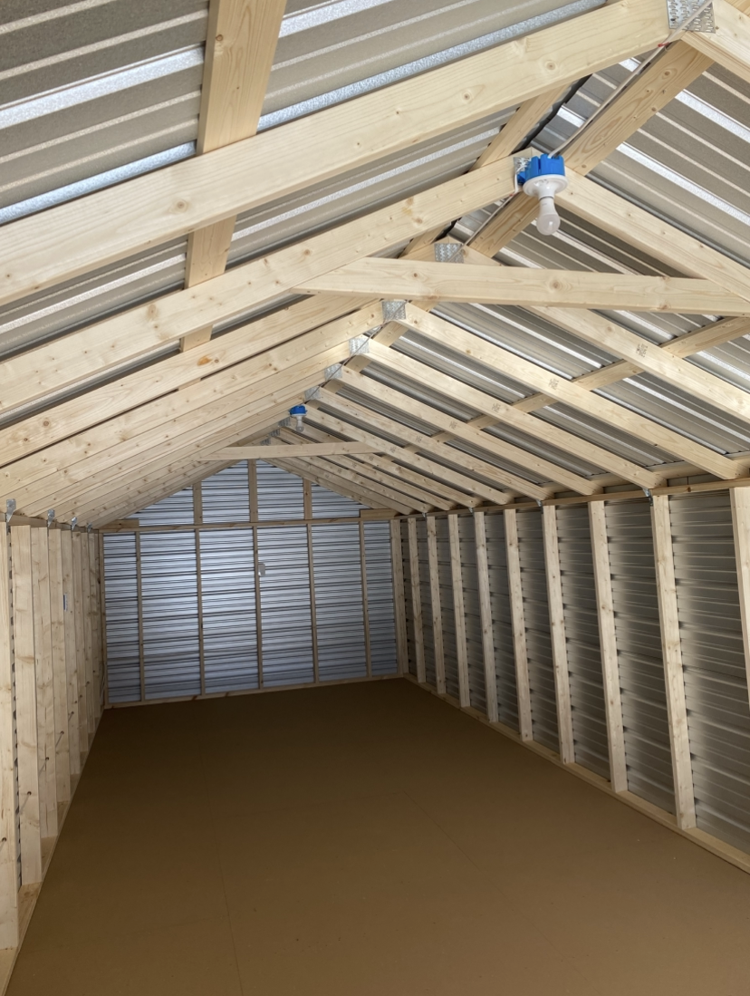 Thumbnail 2 for 12 x 32 Utility Building (Low Wall)