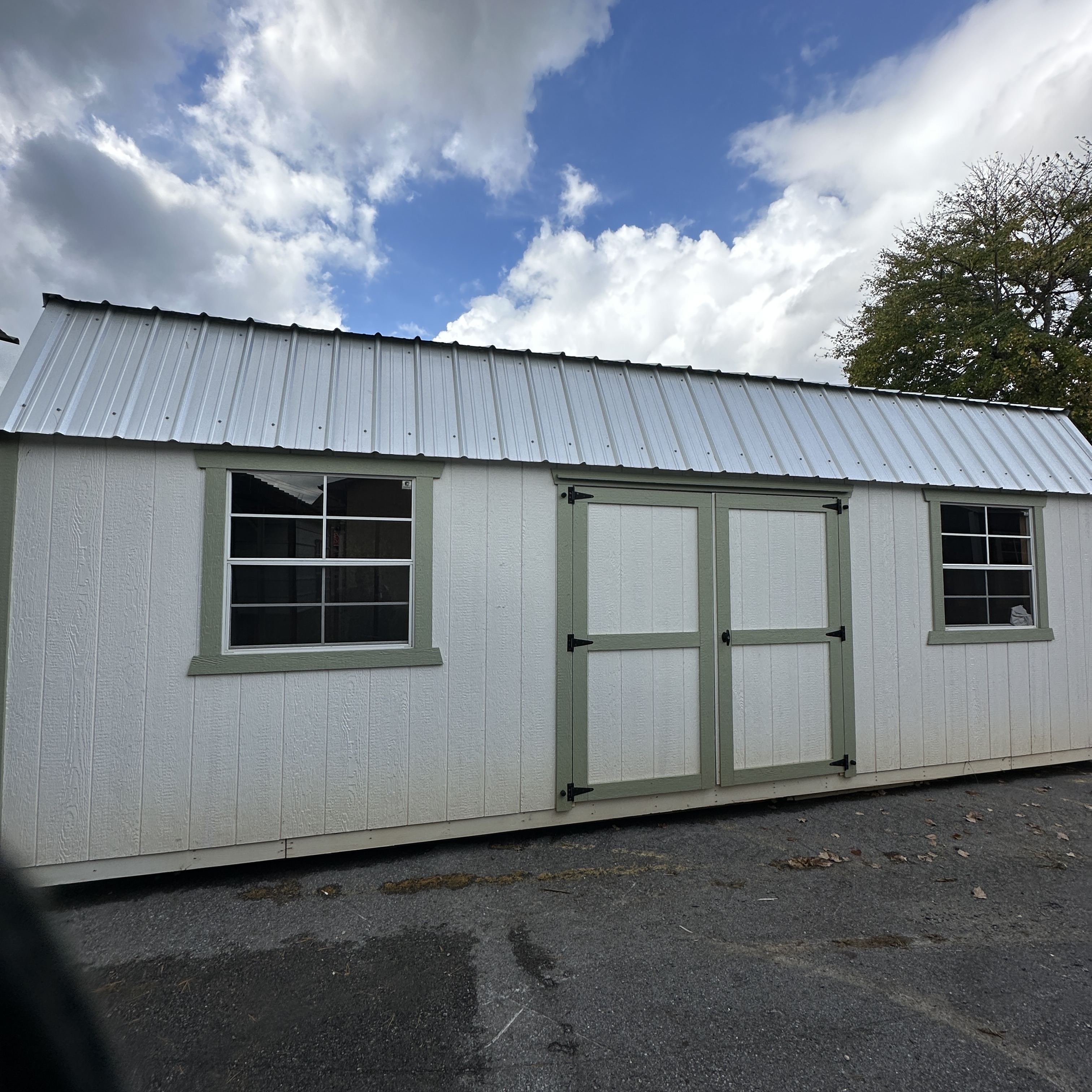 12 x 24 Lofted Barn (Low Wall)