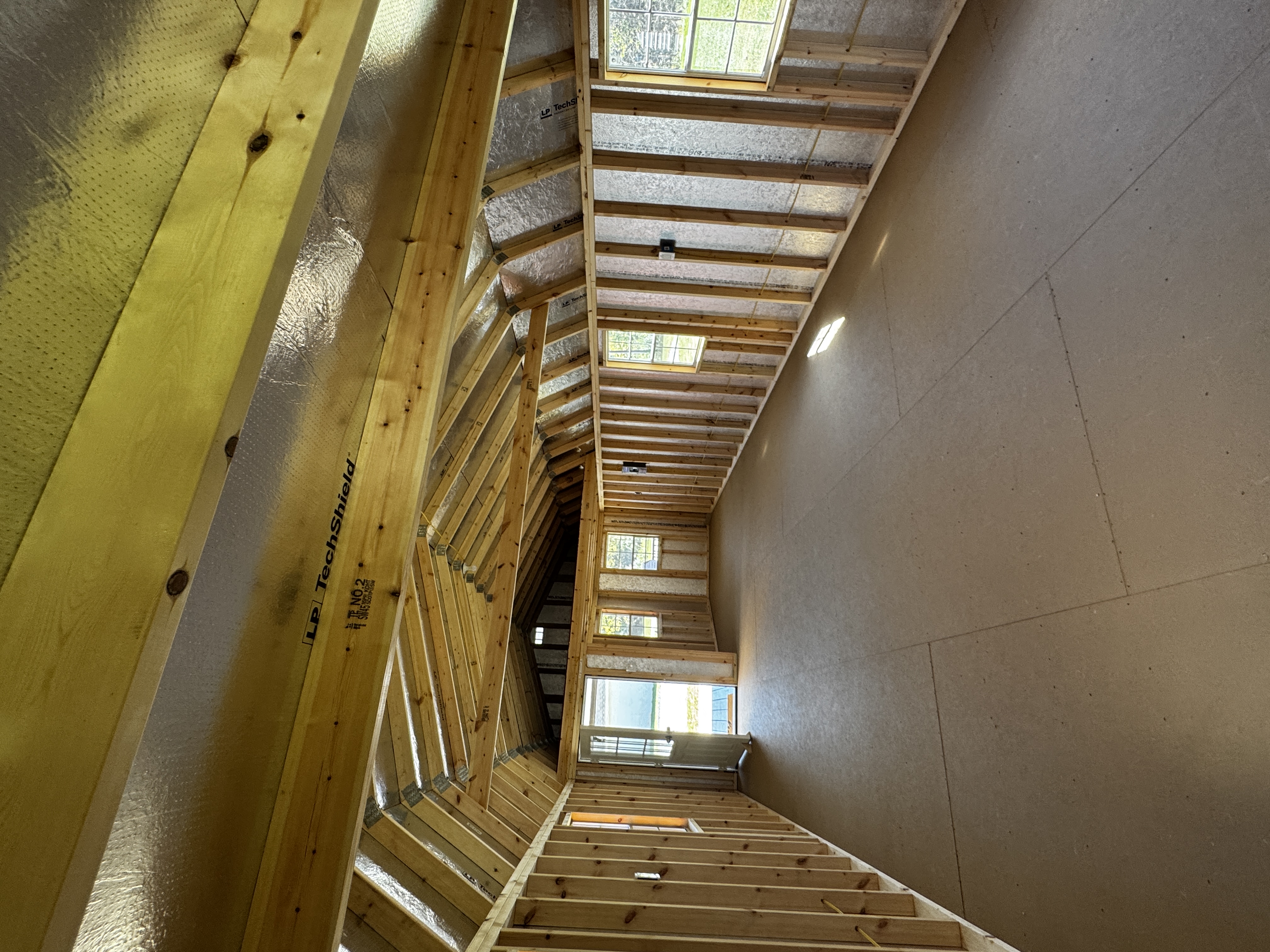 Thumbnail 2 for 14 x 40 Lofted Barn Wrap Around Porch (Low Wall)