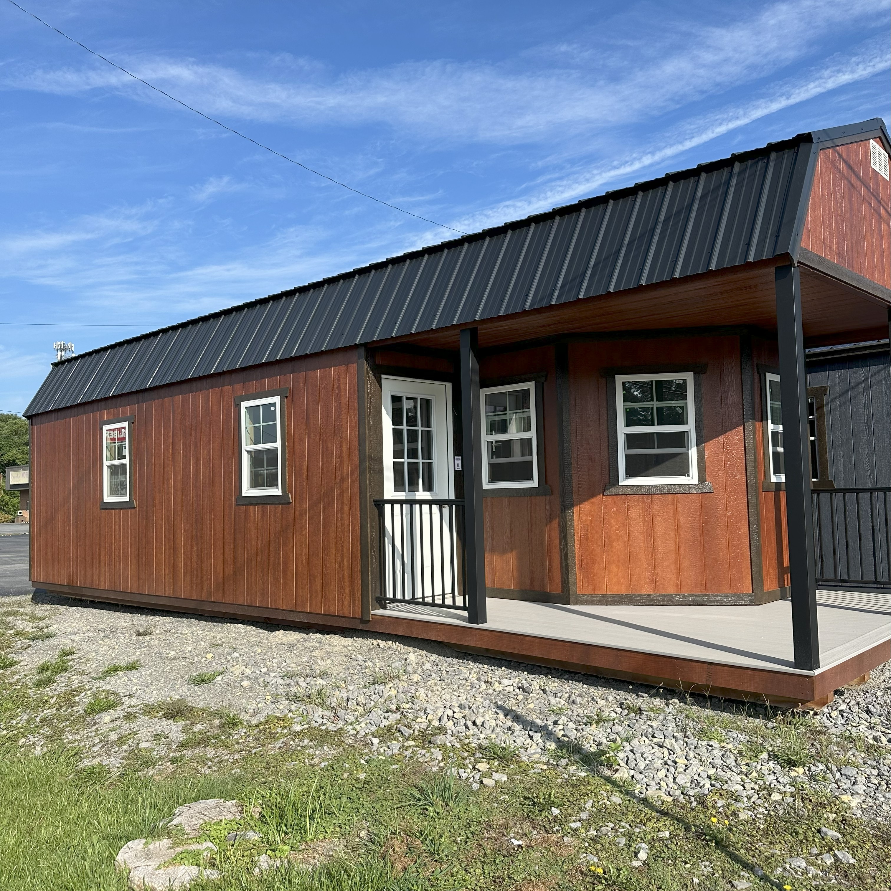 Main media for 12 x 36 Lofted Barn Wrap Around Porch (High Wall)