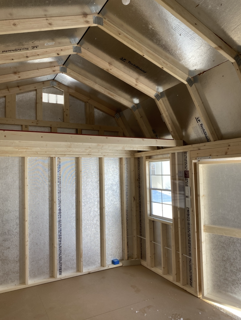 Thumbnail 3 for 10 x 16 Lofted Barn (Low Wall)