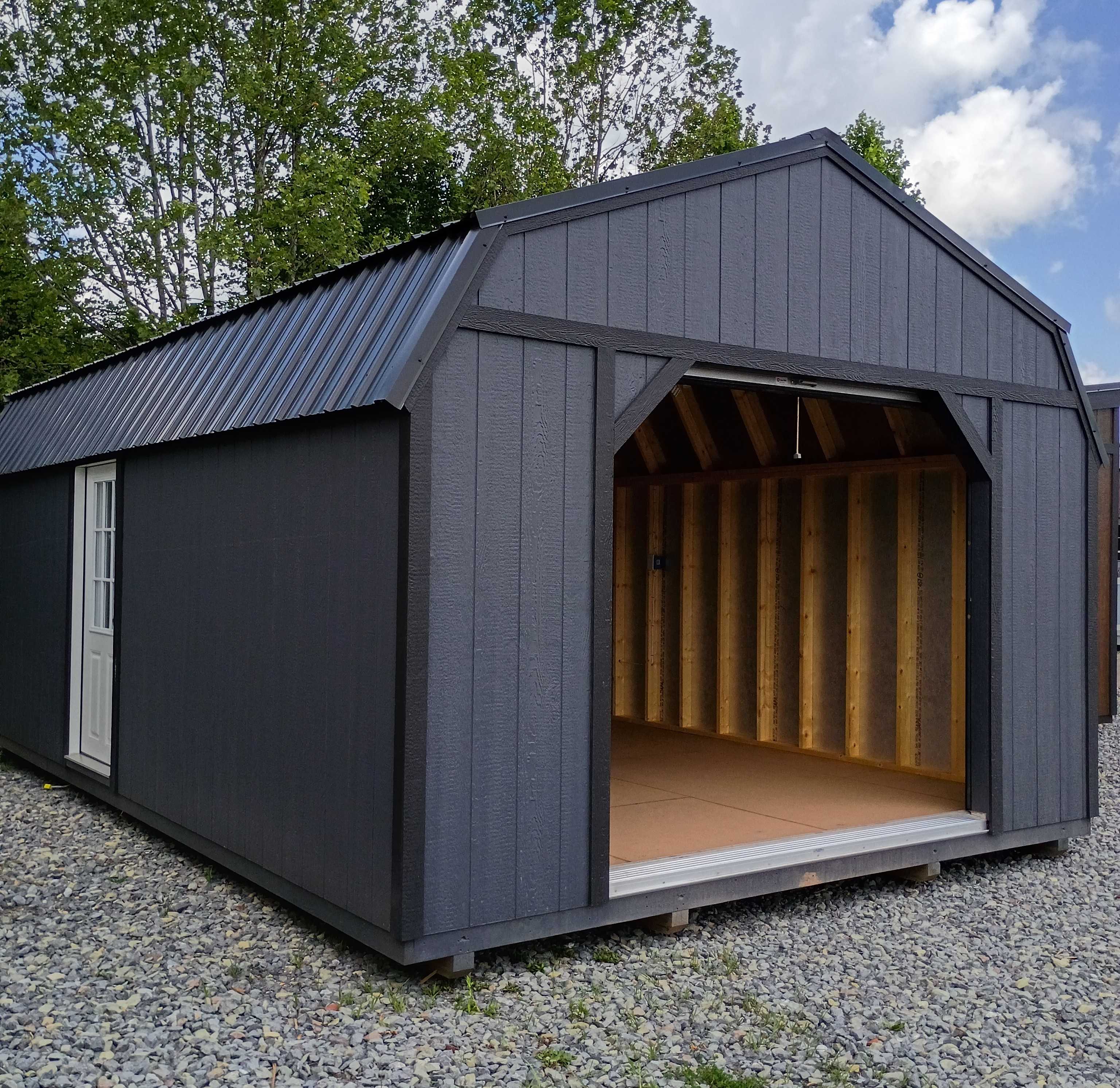 14 x 24 Lofted Barn (Low Wall)