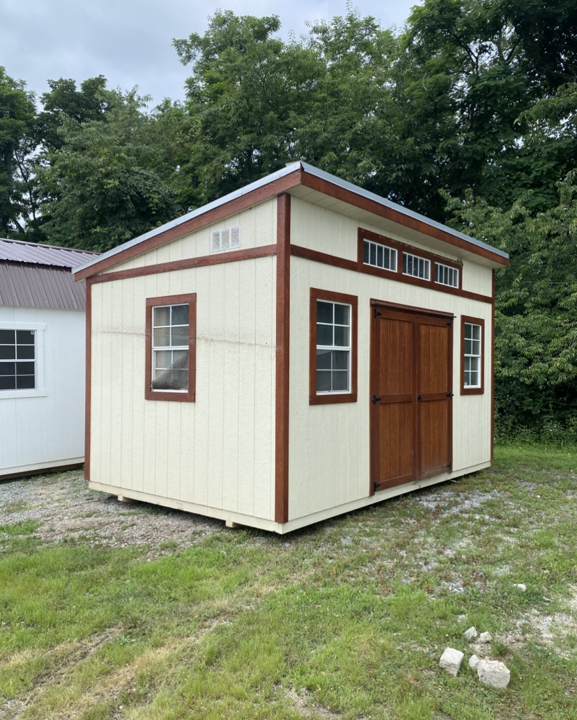 Image of 10 x 16 Single Slope Modern Shed (High Wall)