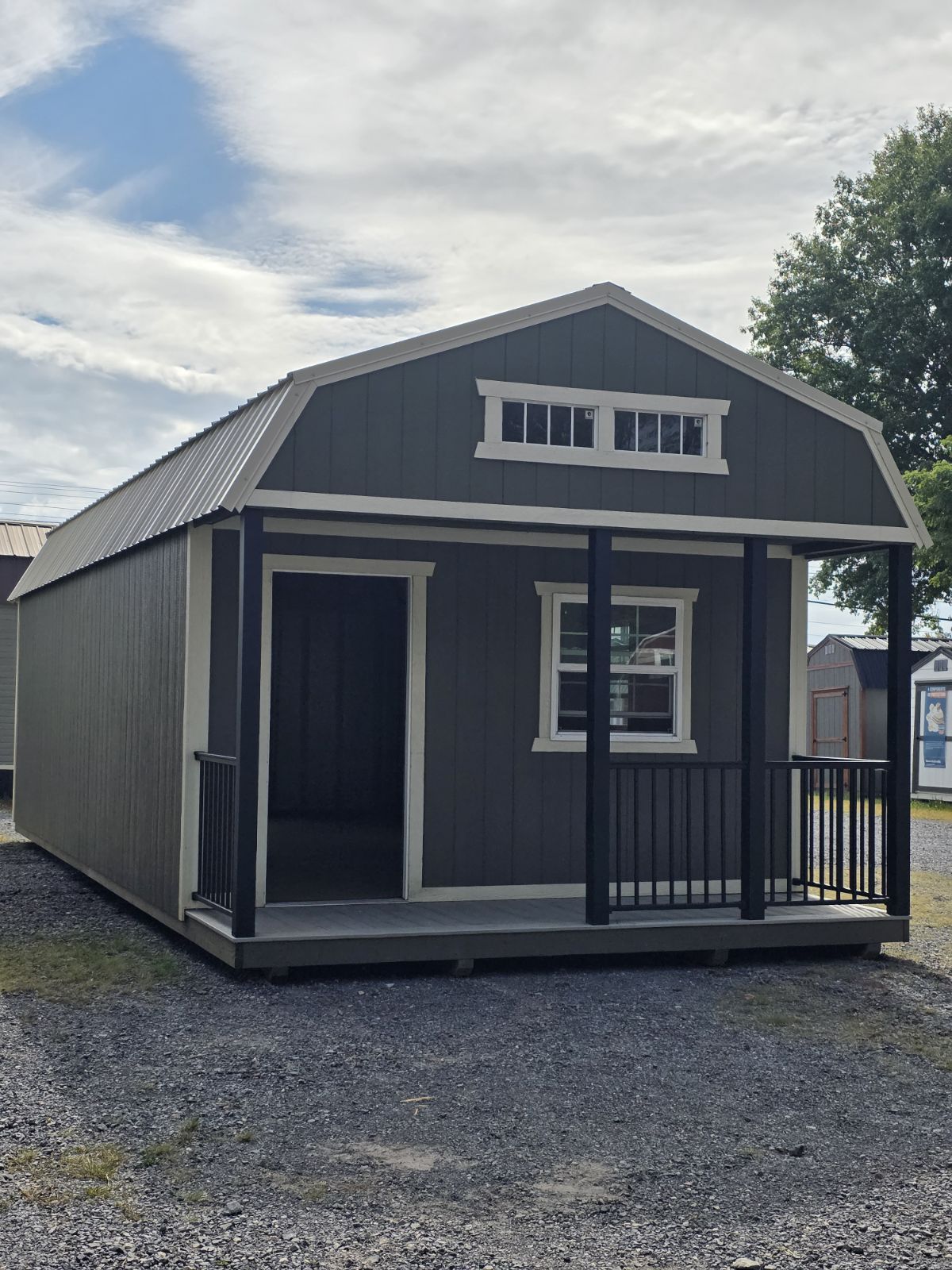 Main media for 14 x 32 Lofted Barn End Porch (High Wall)