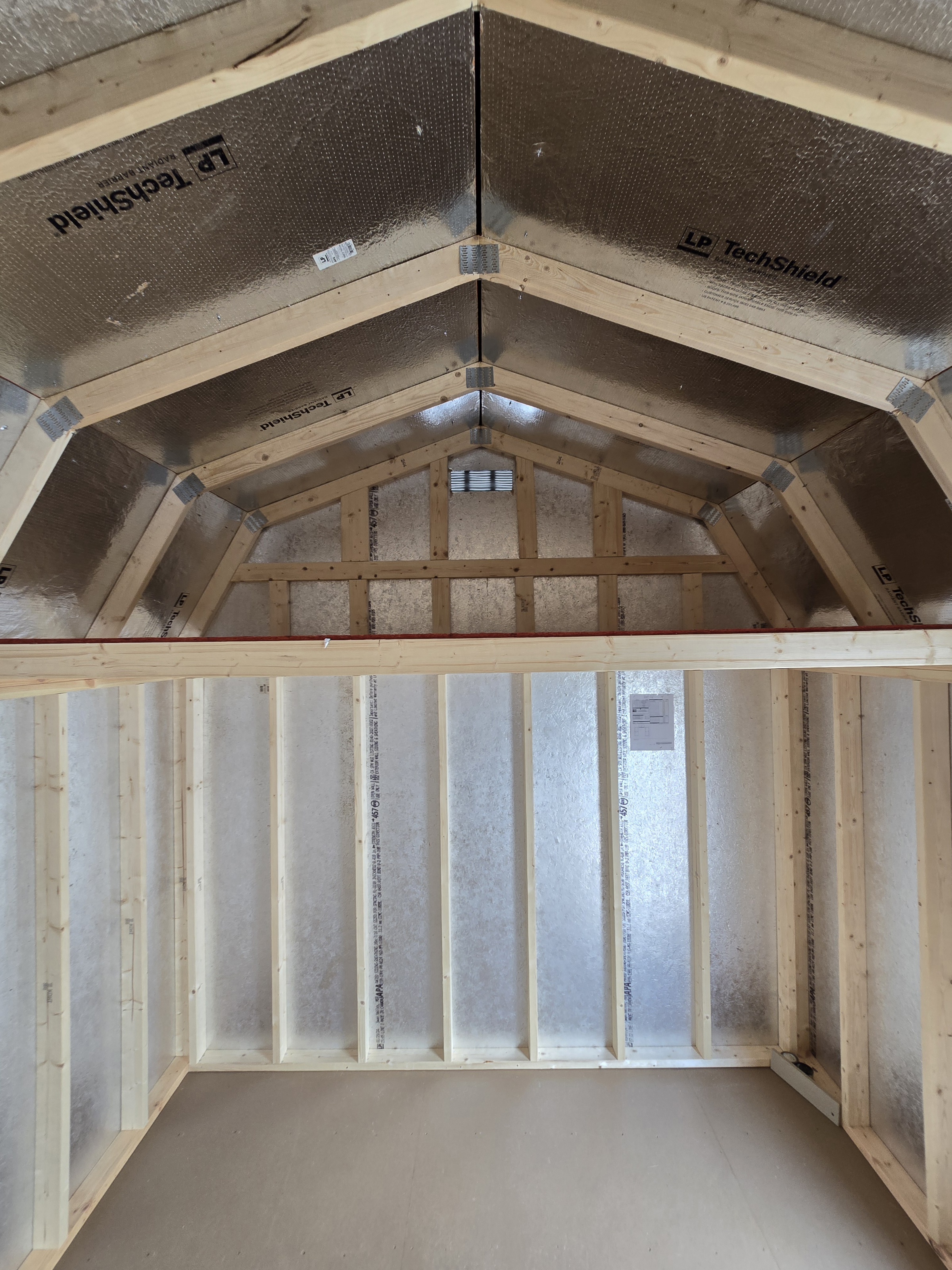 Thumbnail 3 for 10 x 16 Lofted Barn (Low Wall)