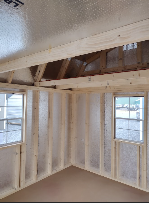 Thumbnail 3 for 10 x 12 Lofted Barn (Low Wall) Shed - Covington, VA