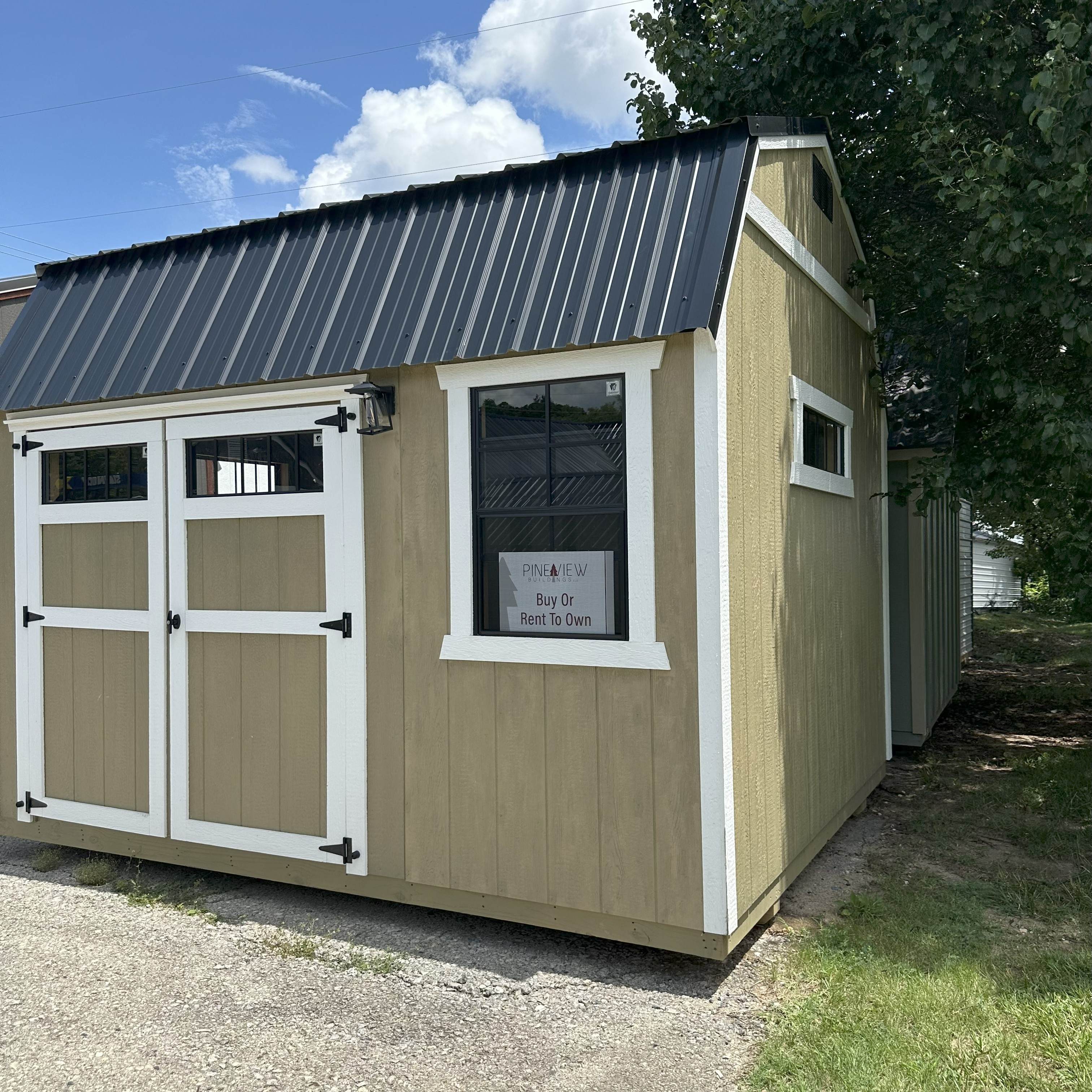 Thumbnail 2 for 10 x 12 Lofted Barn (Low Wall) Shed - Christiansburg, VA
