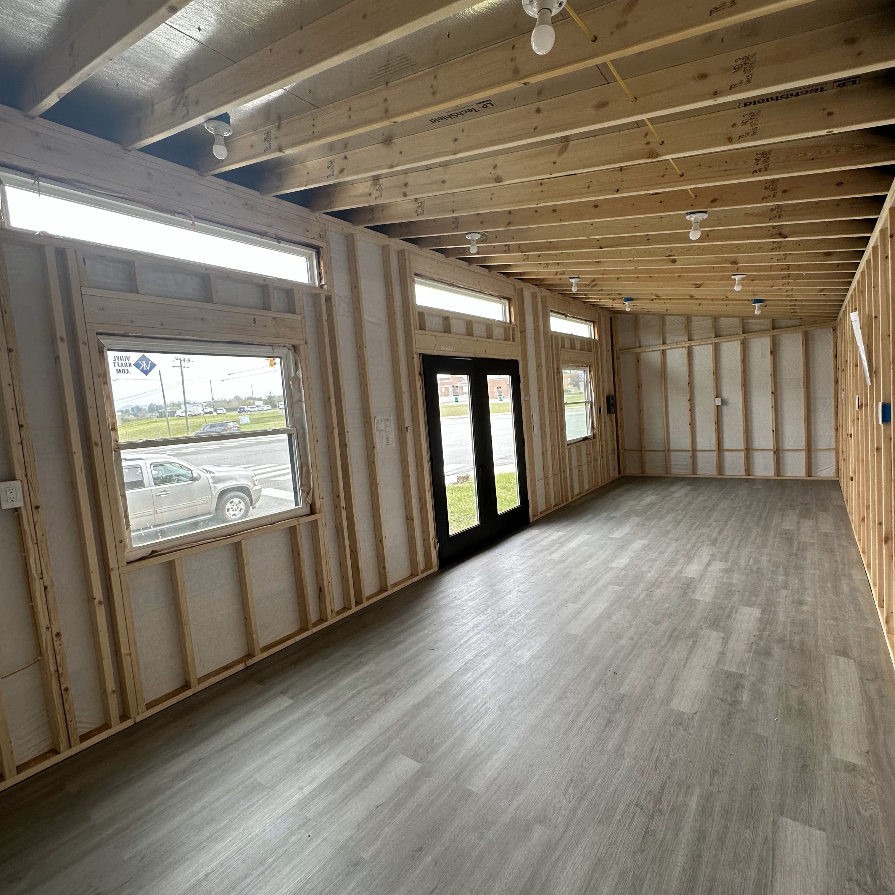 Thumbnail 3 for 12 x 32 Modern Studio Shed (High Wall) Shed - Christiansburg, VA