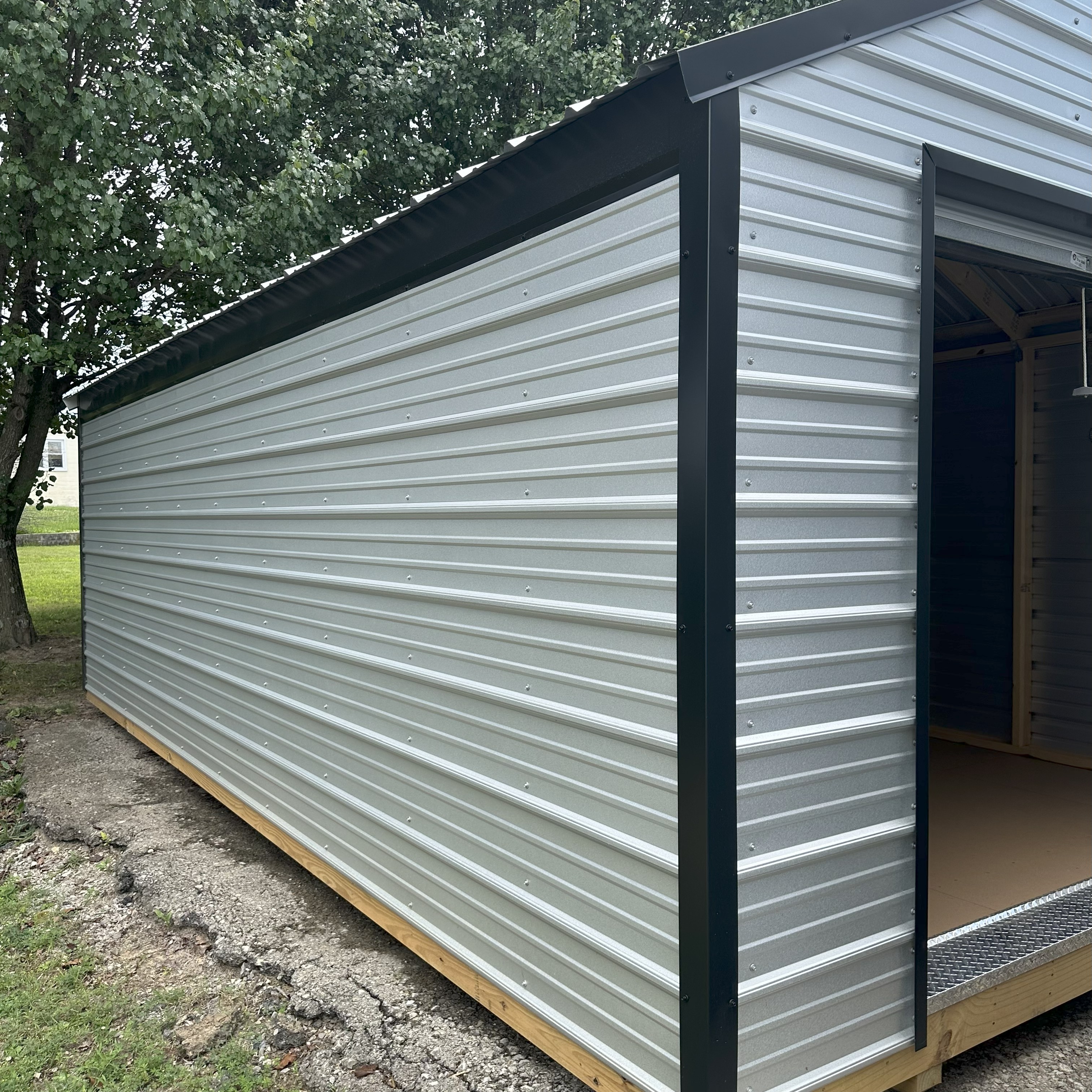 Thumbnail 2 for 10 x 20 Value Metal Shed (Low Wall) Shed - Christiansburg, VA