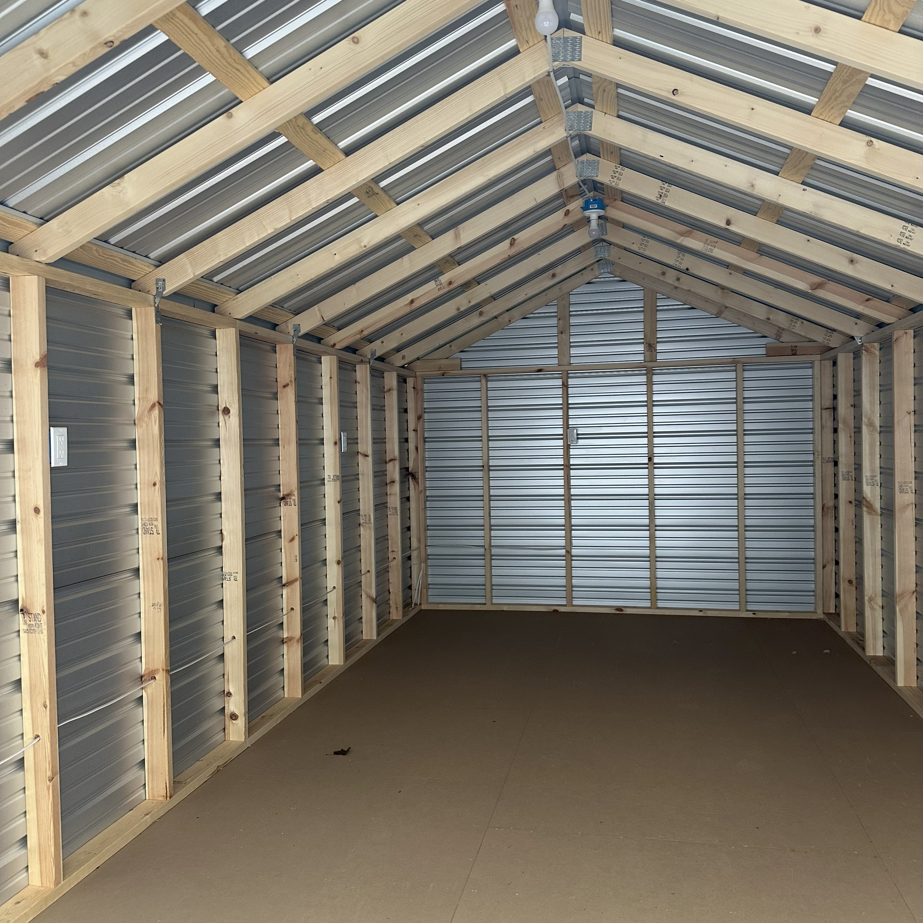 Thumbnail 3 for 10 x 20 Value Metal Shed (Low Wall) Shed - Christiansburg, VA