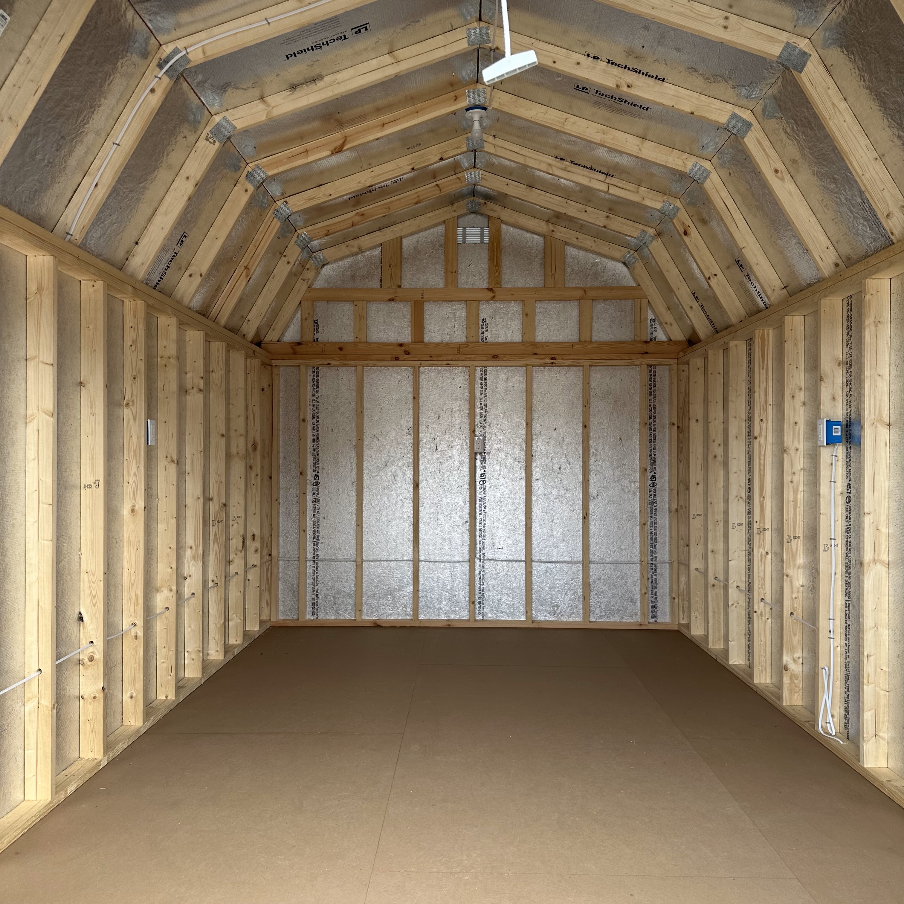 Thumbnail 3 for 10 x 16 Lofted Barn (Low Wall) Shed - Christiansburg, VA
