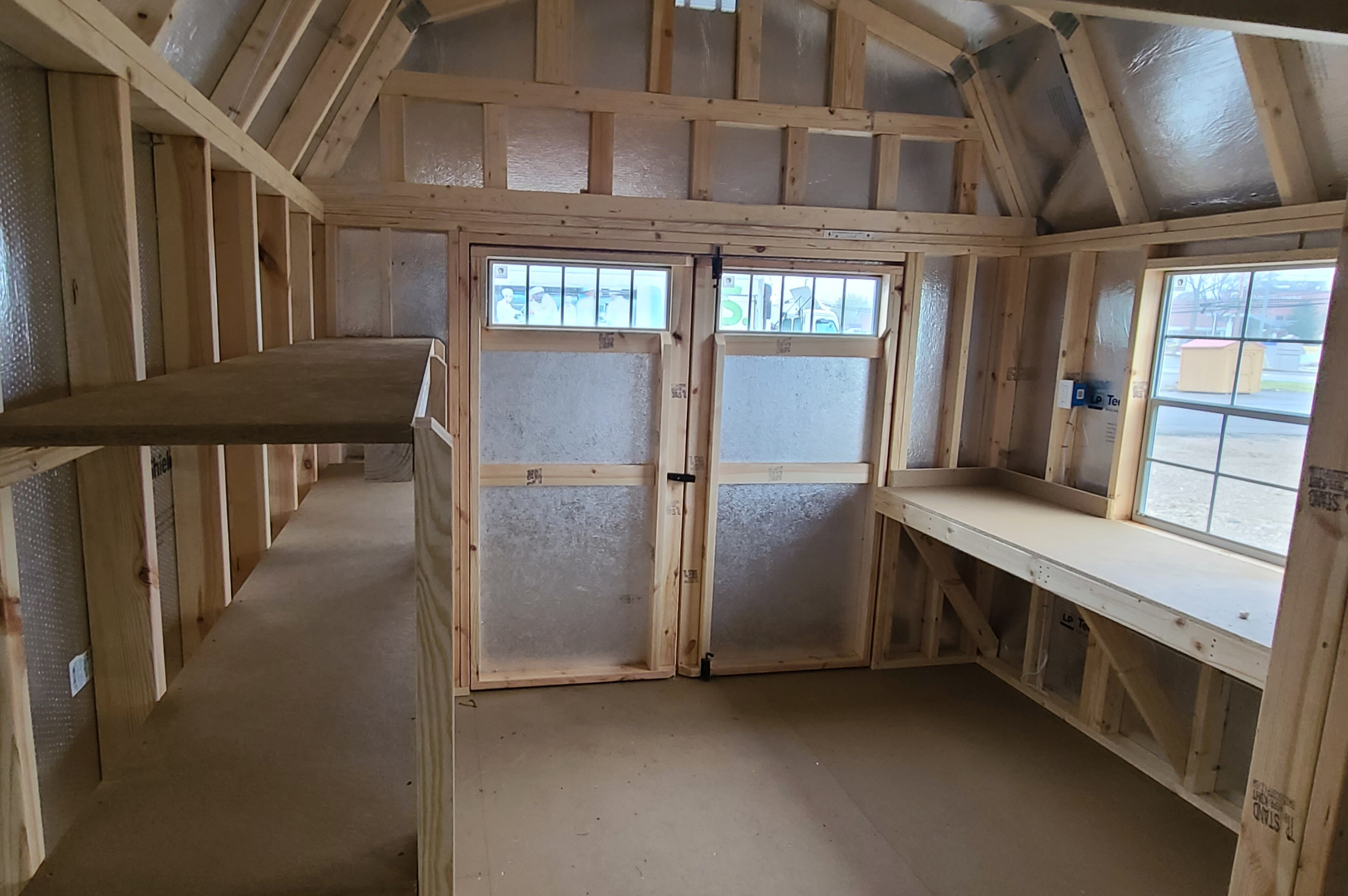Thumbnail 3 for 10 x 16 Lofted Barn (Low Wall) Shed - Beckley, WV