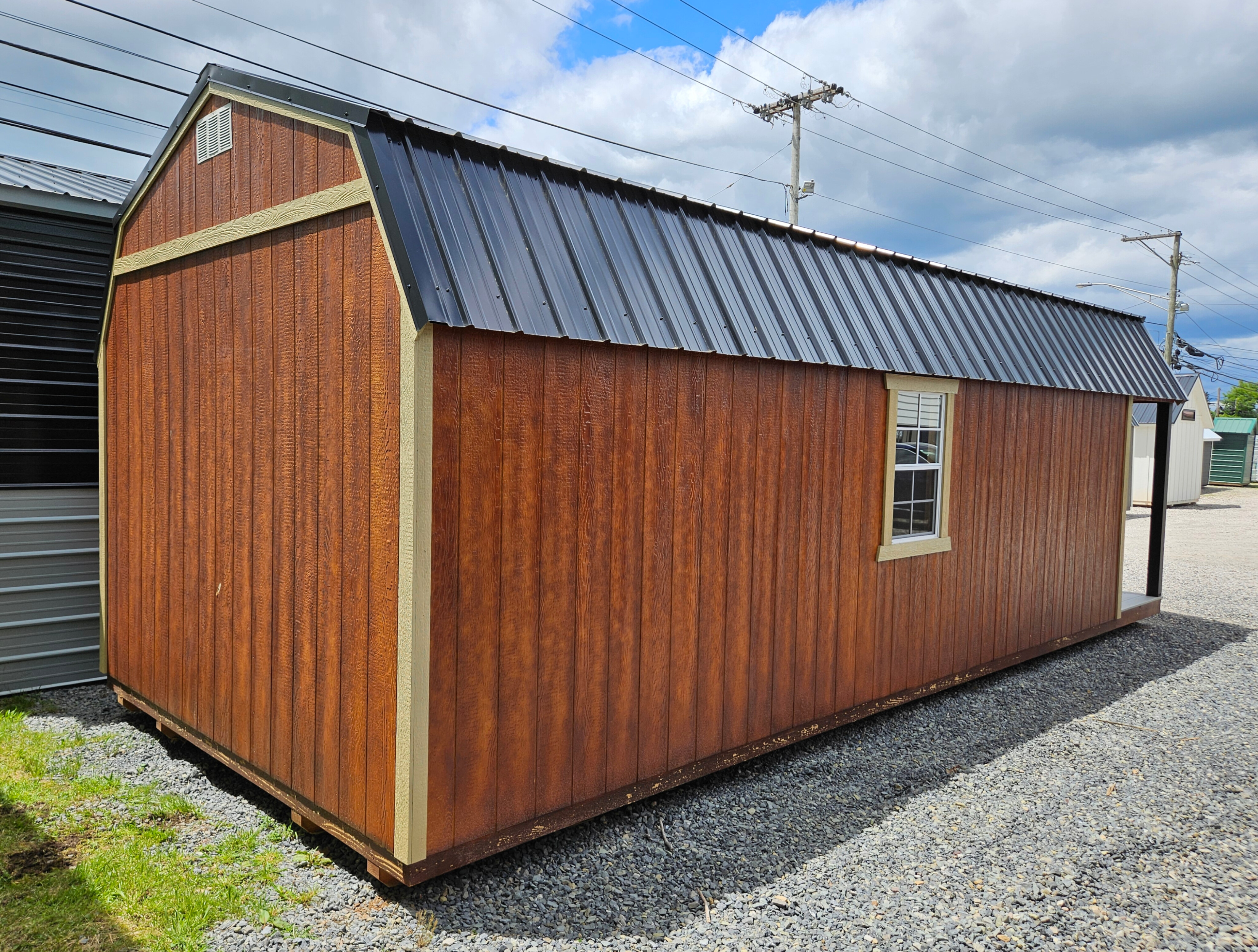 Thumbnail 2 for 12 x 28 Lofted Barn (Low Wall) Shed - Beckley, WV