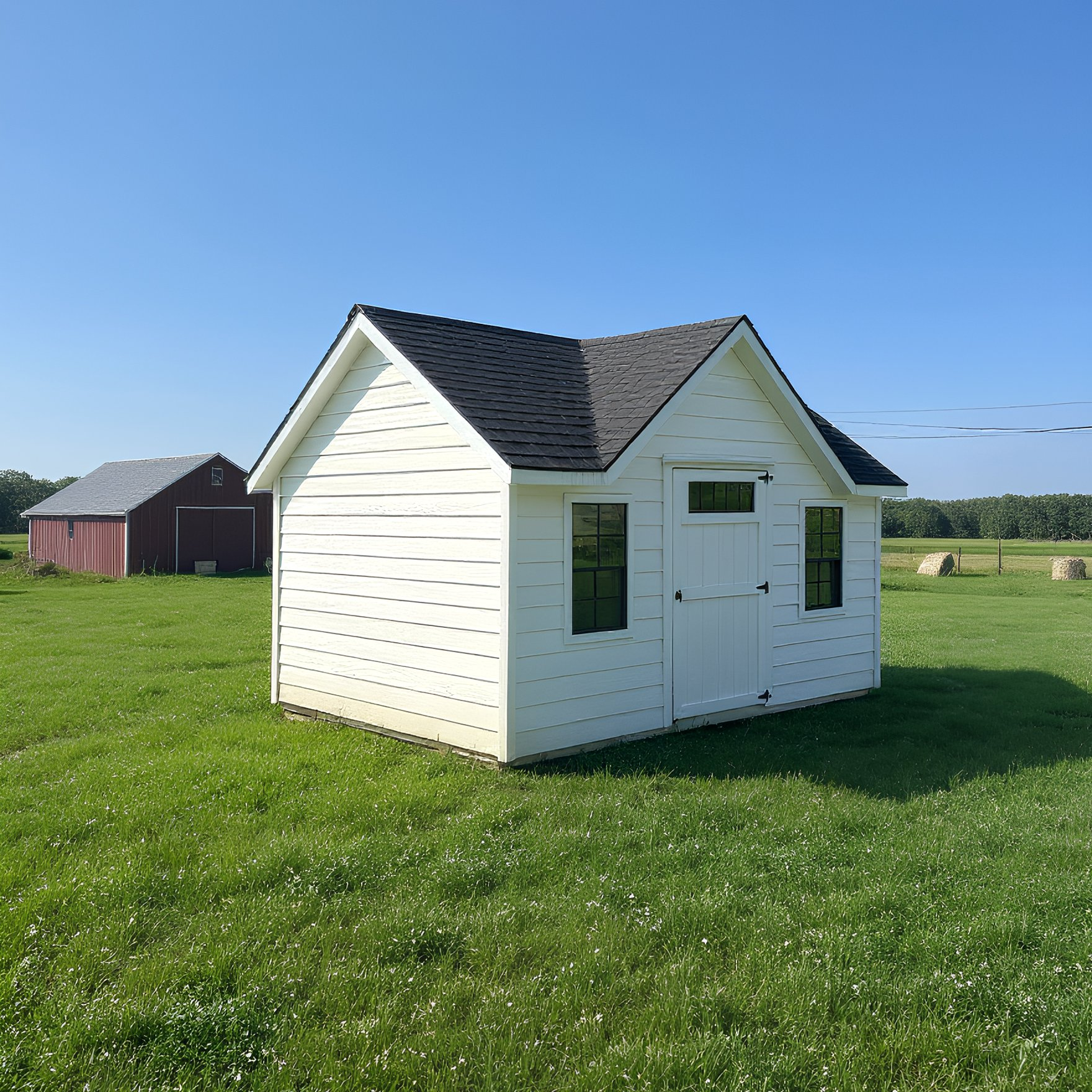 Thumbnail 4 for 10 x 16 Victorian Shed (Low Wall)